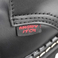 Angry Itch 03-Loch Leder Schuhe Schwarz Größe 37