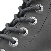 Angry Itch 08-Loch Leder Stiefel Vintage Schwarz Größe 38