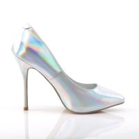 AMUSE-20 - PU Silber Hologramm - Größe 37