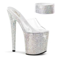 BEJEWELED-812RS - Transparent  Silber Strass -...