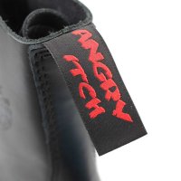Angry Itch 08-Loch Leder Stiefel Blue Rub-Off Größe 38