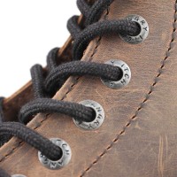 Angry Itch 08-Loch Leder Stiefel Vintage Braun Größe 43