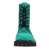 Angry Itch 08-Loch Leder Stiefel Vintage Emerald Größe 38