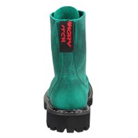 Angry Itch 08-Loch Leder Stiefel Vintage Emerald
