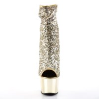 ADORE-1008SQ - PU Pailletten Gold Chrom - Größe 35