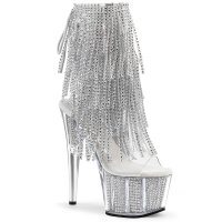 ADORE-1017SRS - PU Silber Transparent - Größe 36