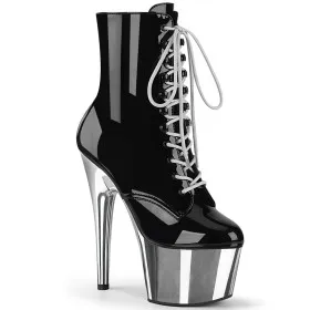 pleaser_adore-1020_plateau_stiefeletten_lack_schwarz_silber.webp