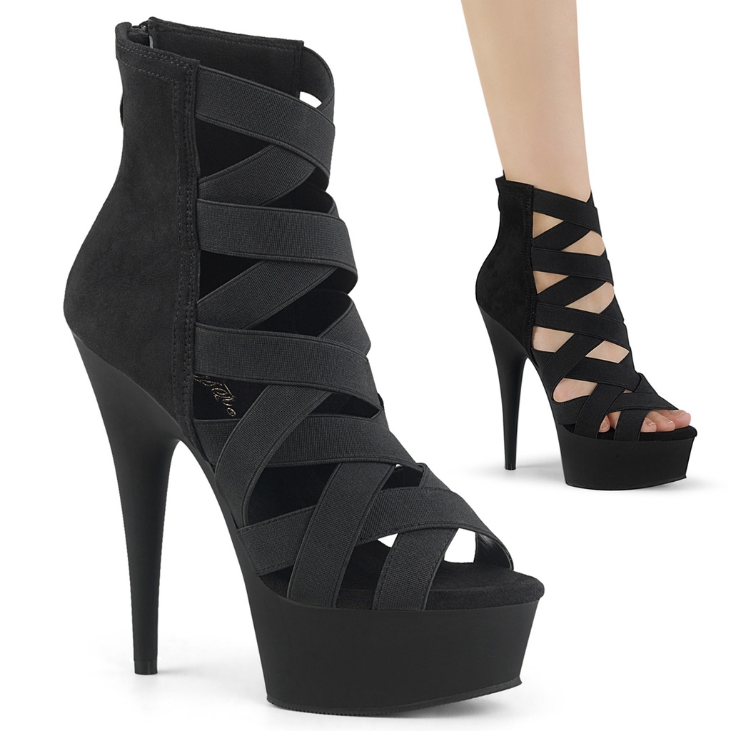 DELIGHT-600-24 - Elastic Schwarz (Gr.40/41)