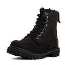 Angry Itch 08-Loch LIGHT Leder Stiefel Vintage Schwarz