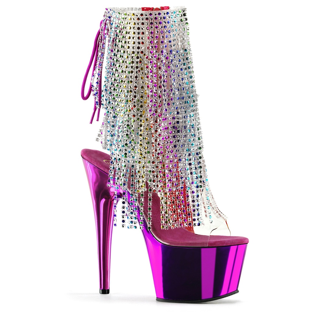 ADORE-1017RSF - PVC Fuchsia Transparent Chrom