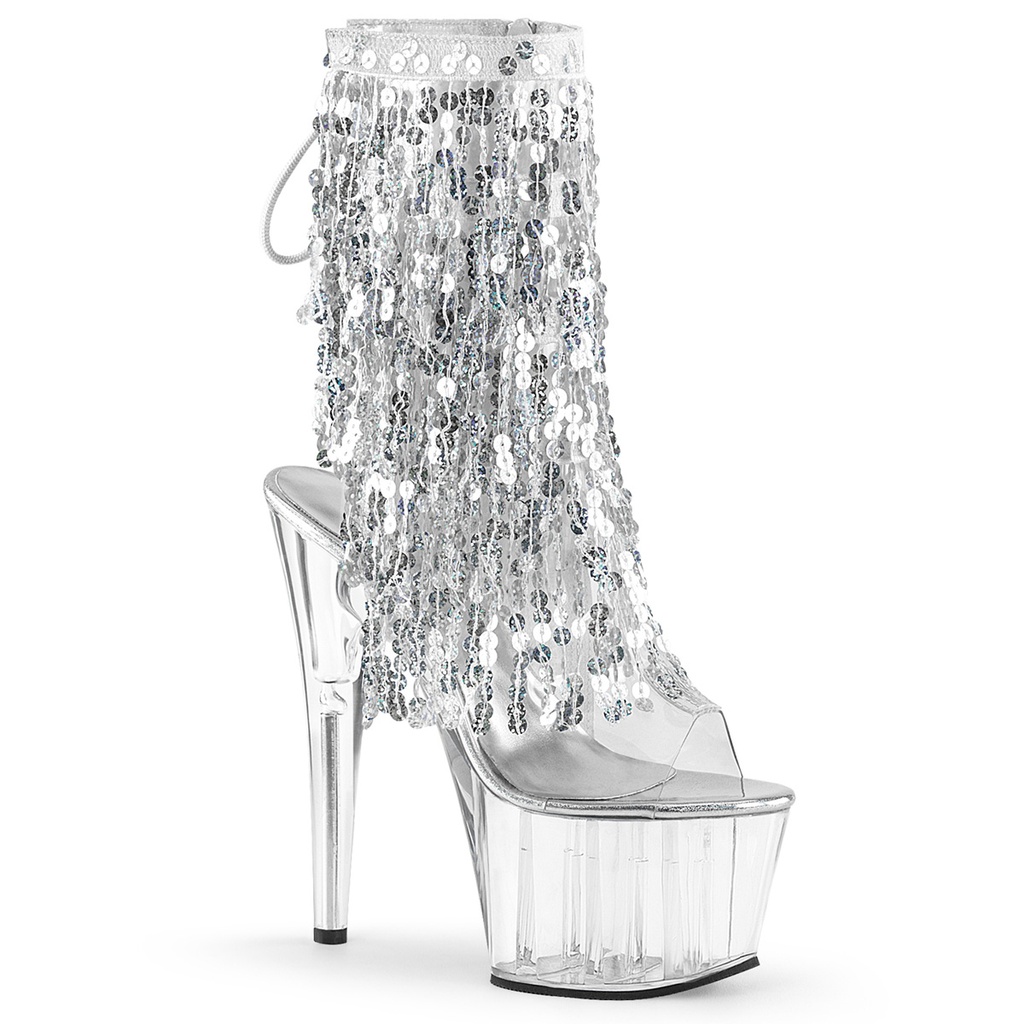 ADORE-1017SQF - PVC Silber Transparent