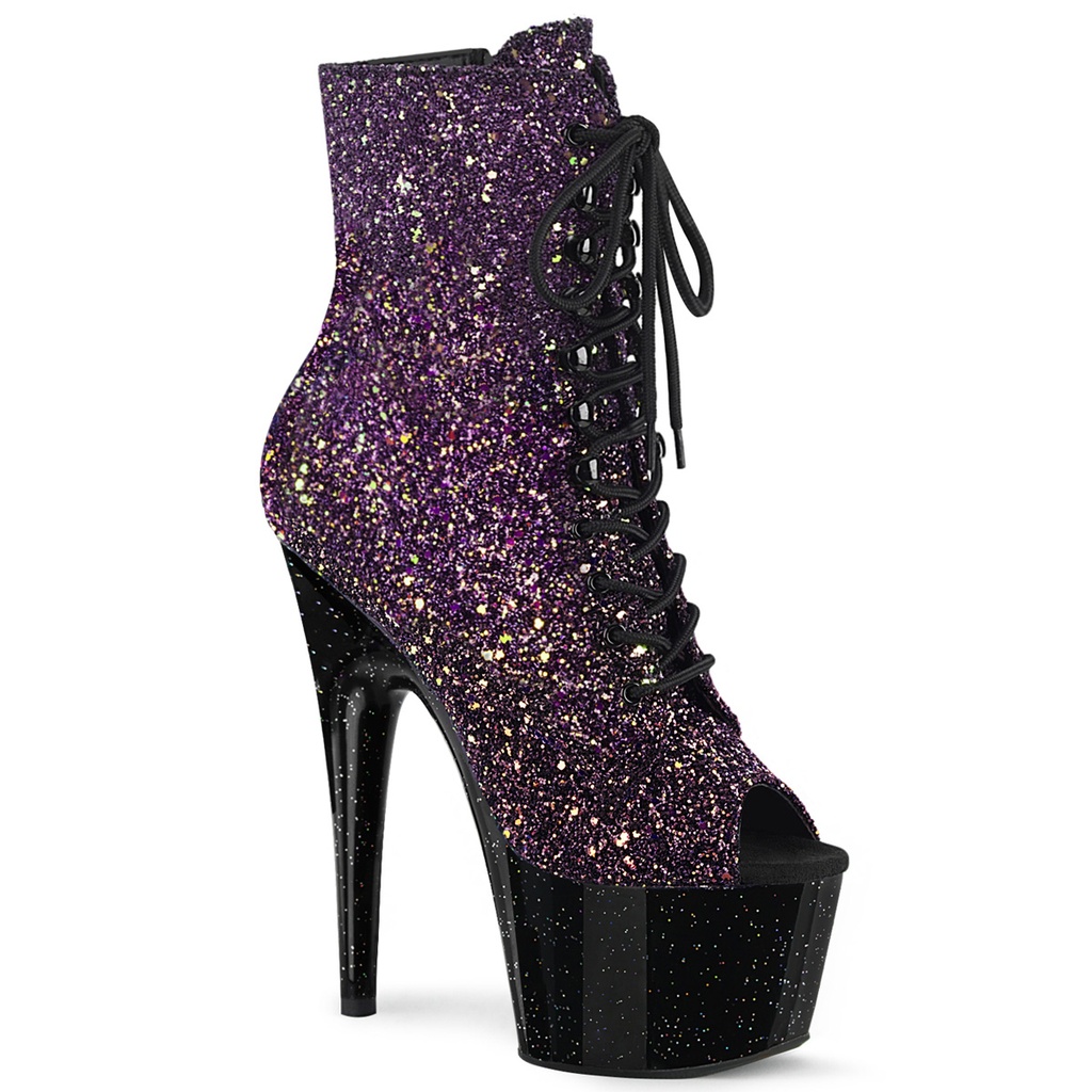 ADORE-1021OMBG - PU Violett Schwarz Glitter