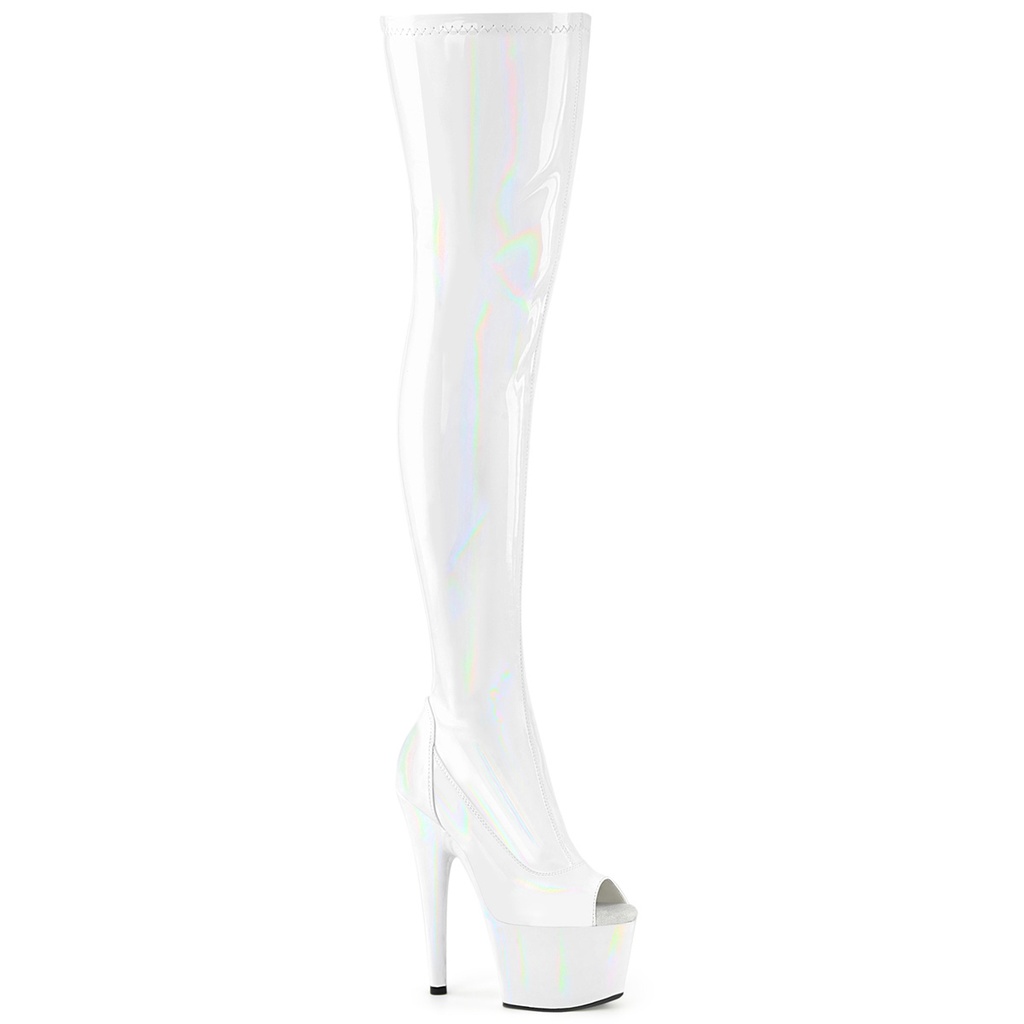 [ADO3011HWR/SHG/M-10] ADORE-3011HWR - Wht Str. Holo/Wht Holo (40/41 US10)