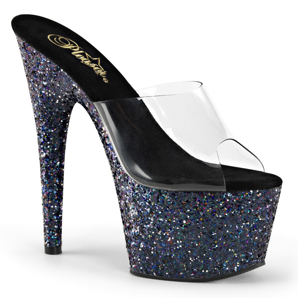 ADORE-701LG - Transparent  Schwarz Glitter