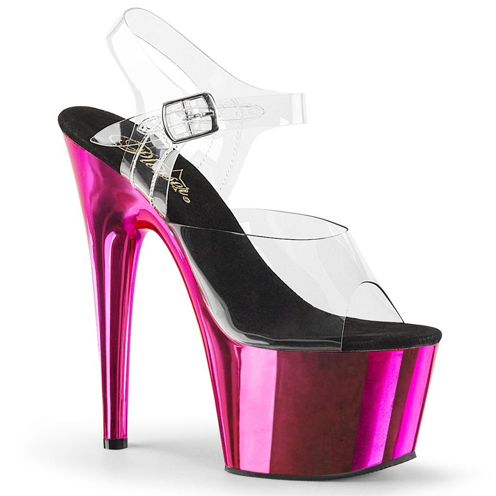 ADORE-708 - Transparent  Hot Pink Chrom