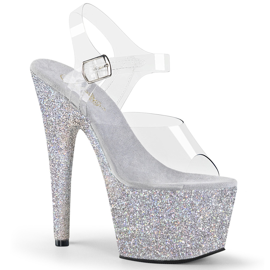 ADORE-708HMG - Transparent  Silber Glitter