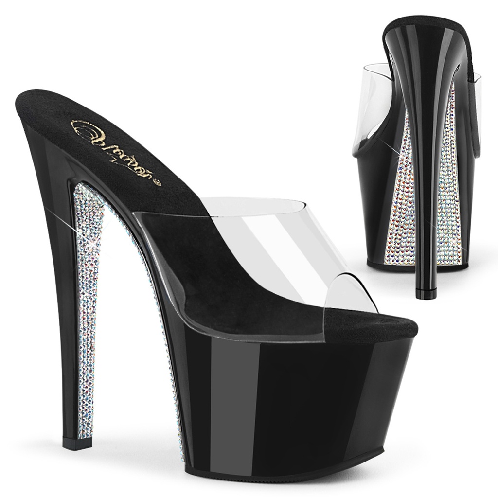 SKY-301CRS - Transparent  Schwarz Silber