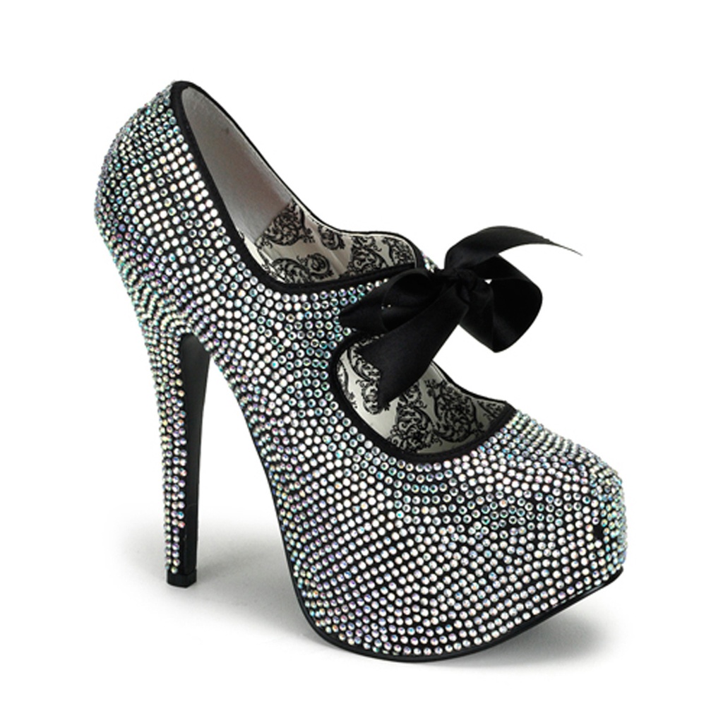 TEEZE-04R - PU Silber Schwarz