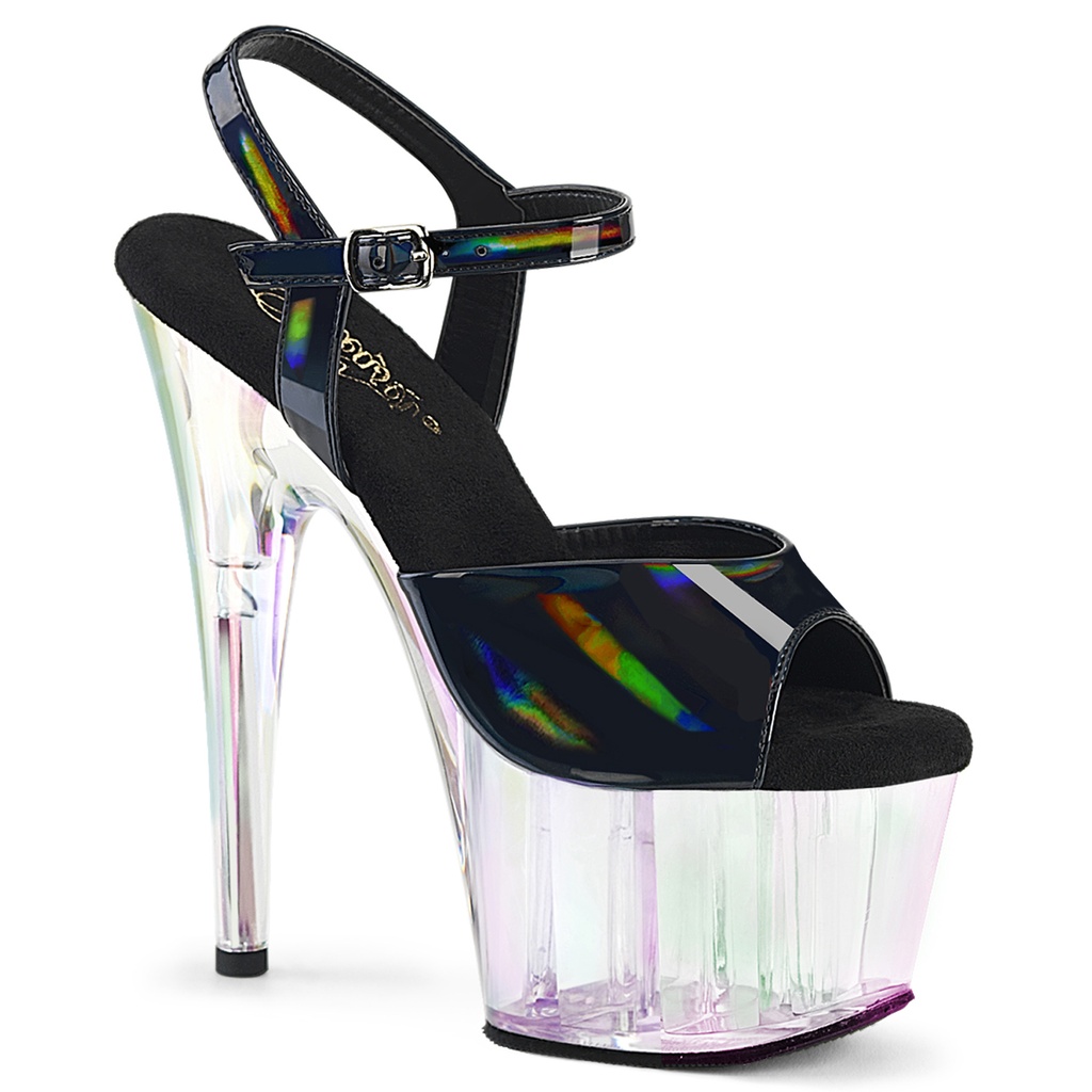 Pleaser Sandaletten ADORE-709HT  Schwarz