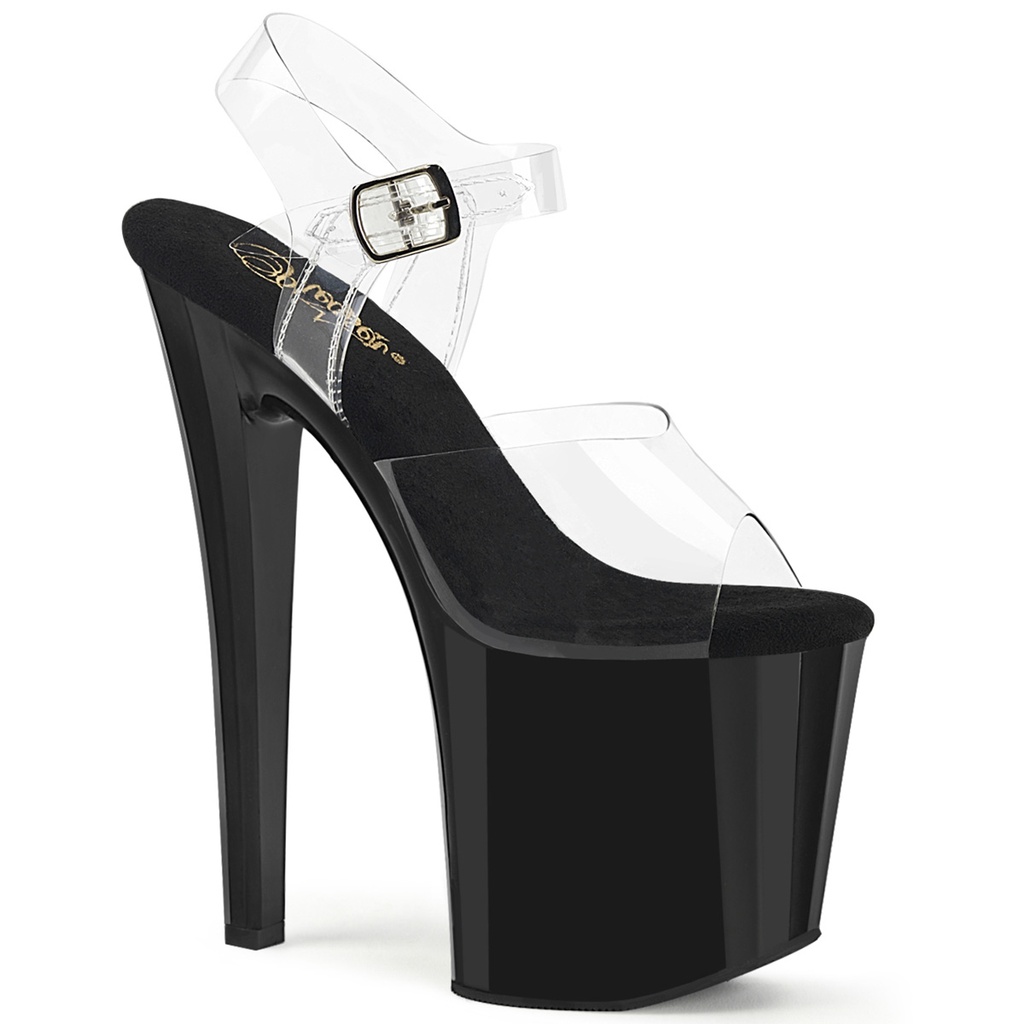 Pleaser Sandaletten ENCHANT-708 Schwarz