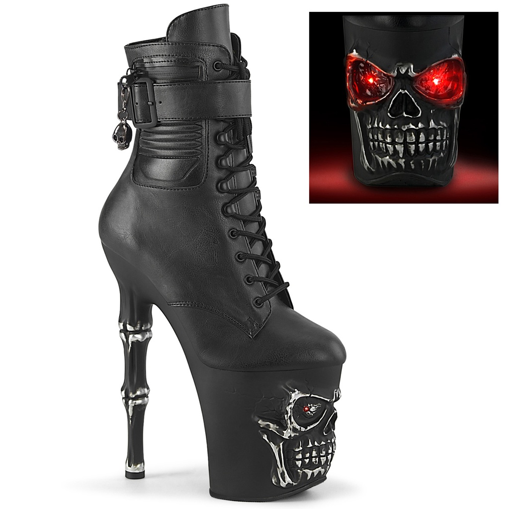 [RAPT1020STR-LT/BPU/M-10] RAPTURE-1020STR-LT - Blk Faux Leather/Blk Matte-Rubbed Slv (40/41 US10)