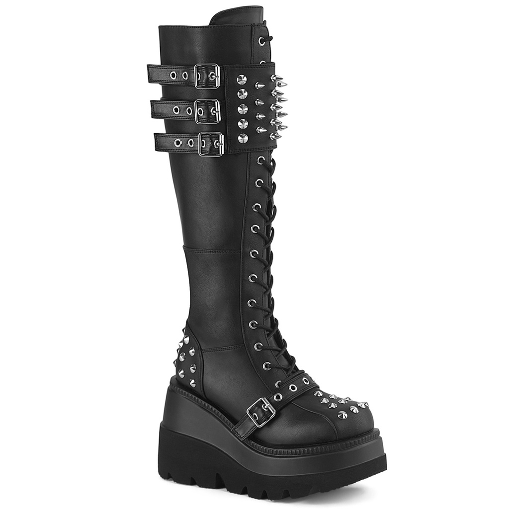 SHAKER-225 - Blk Vegan Leather