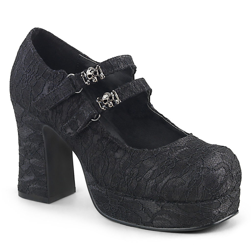 GOTHIKA-09 - Satin Schwarz Spitze