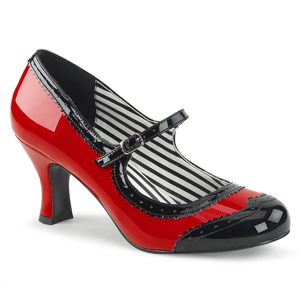 [JENNA06/R-B-11] JENNA-06 - Lack Rot Schwarz (41/42 US11)