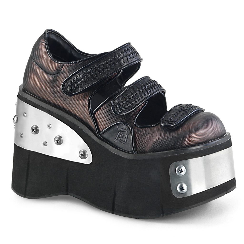 KERA-13 - PU Schwarz Zinn Silber