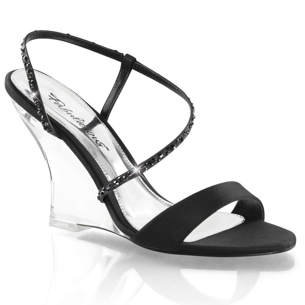 LOVELY-417 - Satin Schwarz Transparent