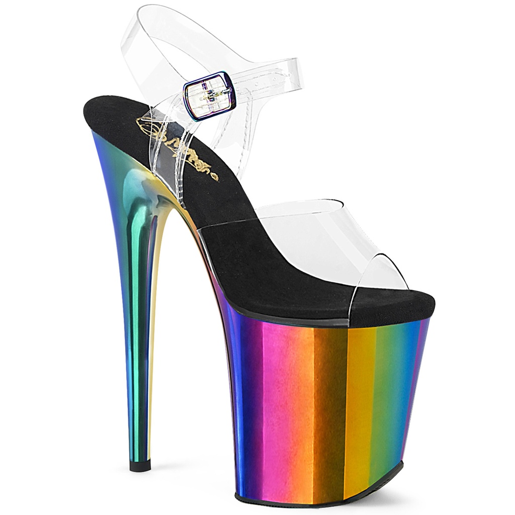 [FLAM808RC/C/RBOWCH-10] FLAMINGO-808RC - Clr/Rainbow Chrome (40/41 US10)