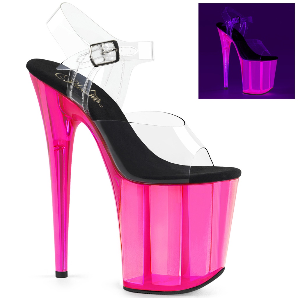 FLAMINGO-808UVT - Transparent  Hot Pink