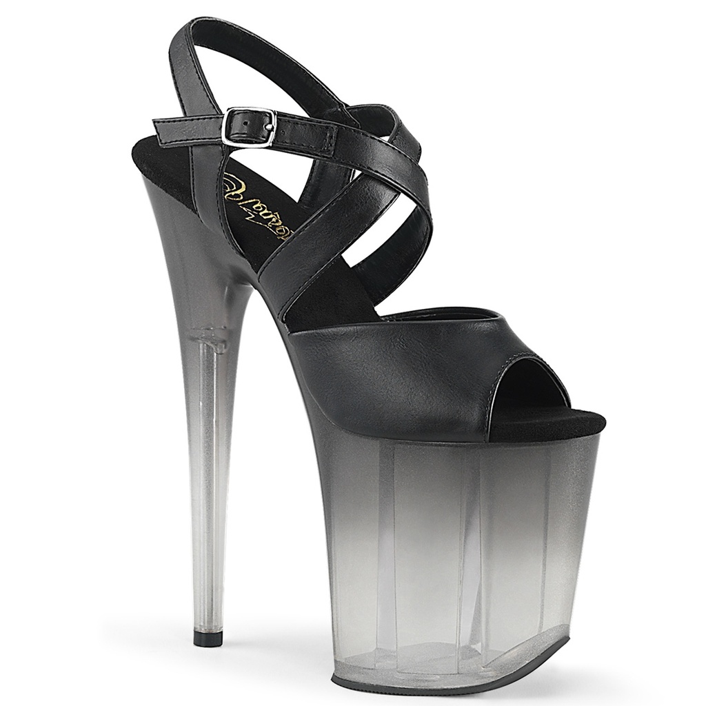 [FLAM822T/BPU/M-10] FLAMINGO-822T - PU Schwarz Transparent (Gr.40/41)
