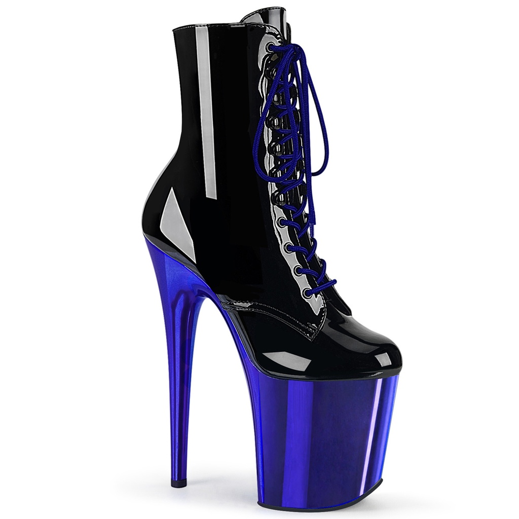 FLAMINGO-1020 - Lack Schwarz Blau Chrom