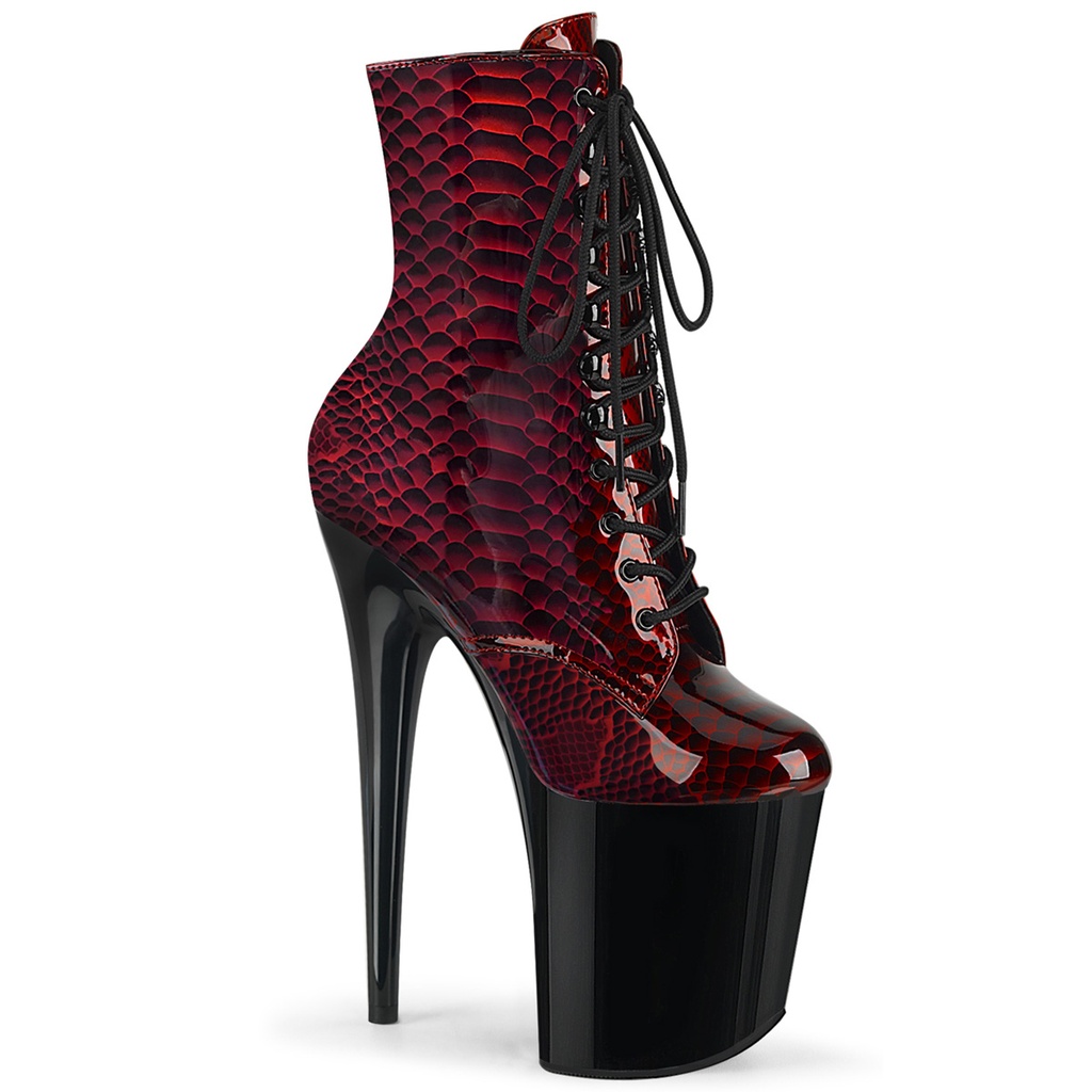 FLAMINGO-1020SP - PU Rot Schwarz