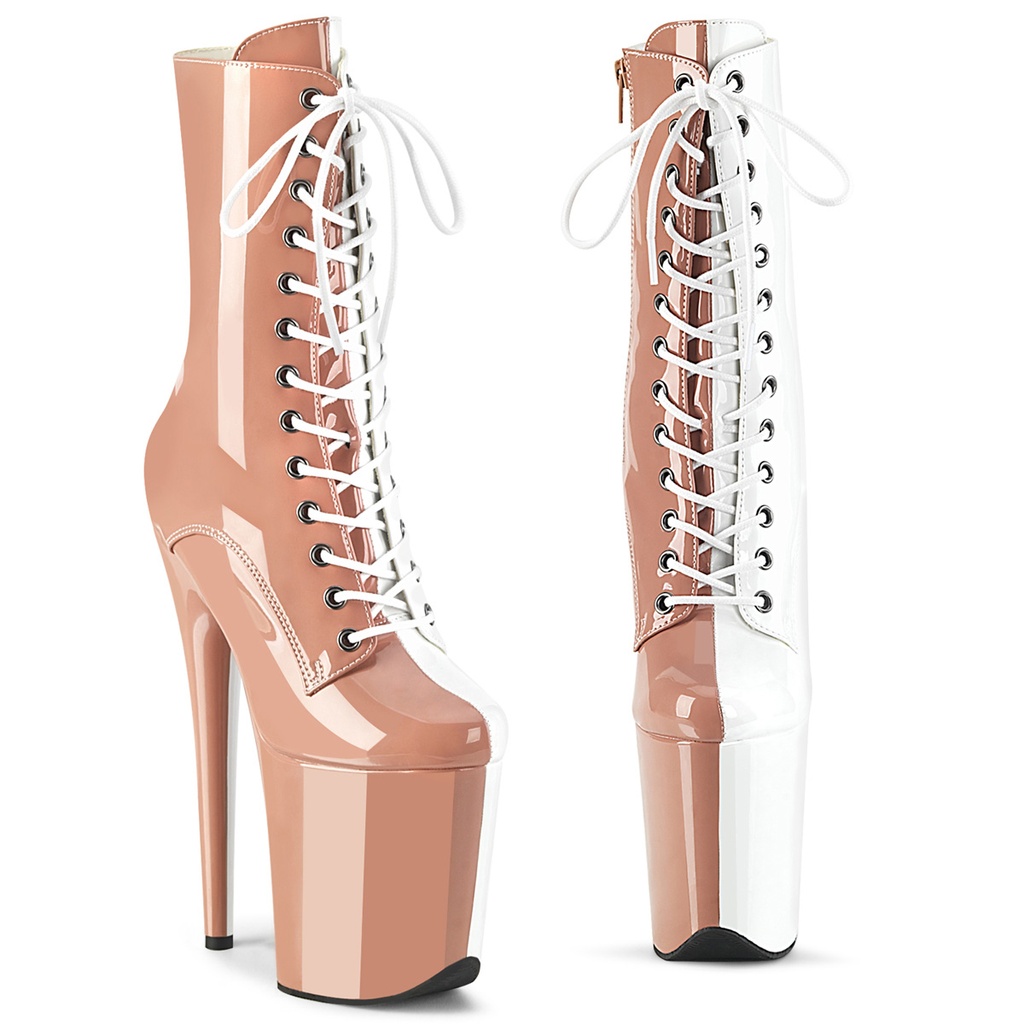 FLAMINGO-1040TT - Blush-Wht Pat/Blush-Wht