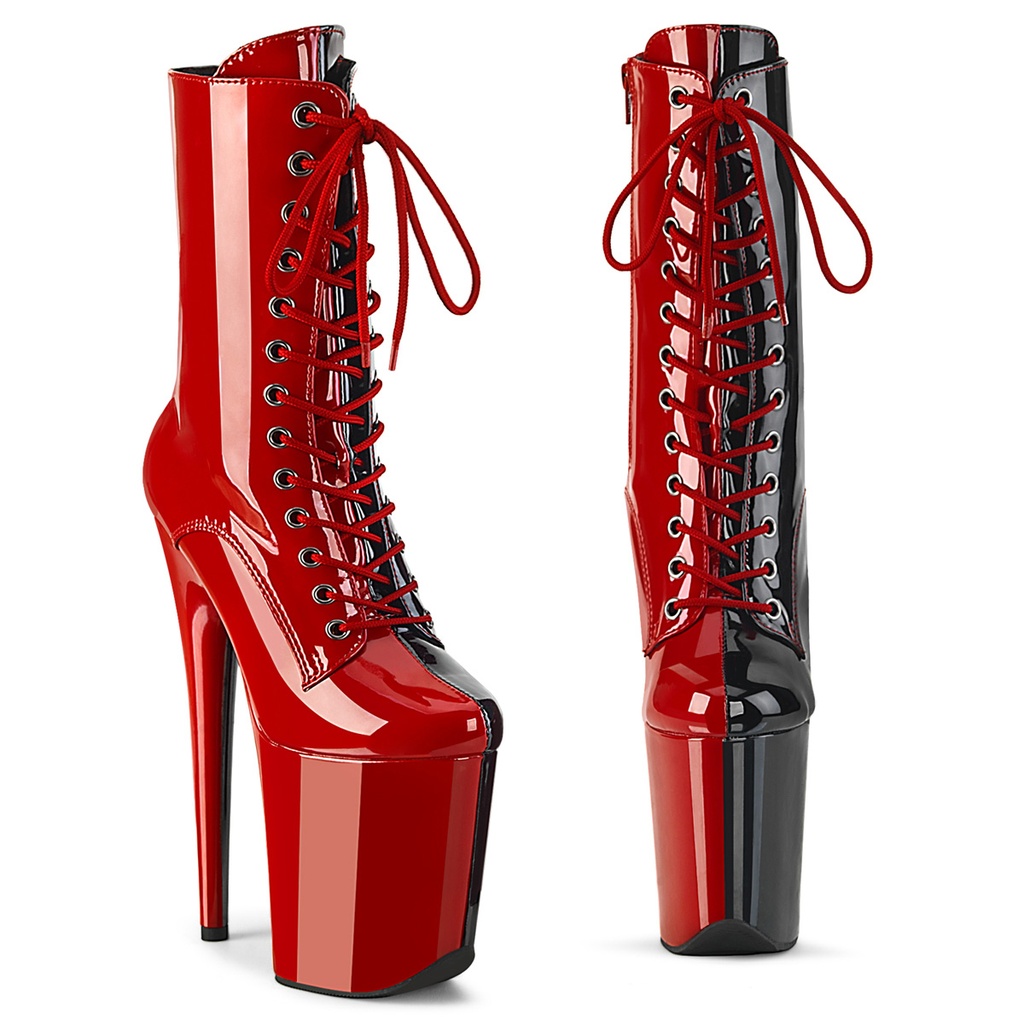 [FLAM1040TT/R-B/M-10] FLAMINGO-1040TT - Red-Blk Pat/Red-Blk (40/41 US10)