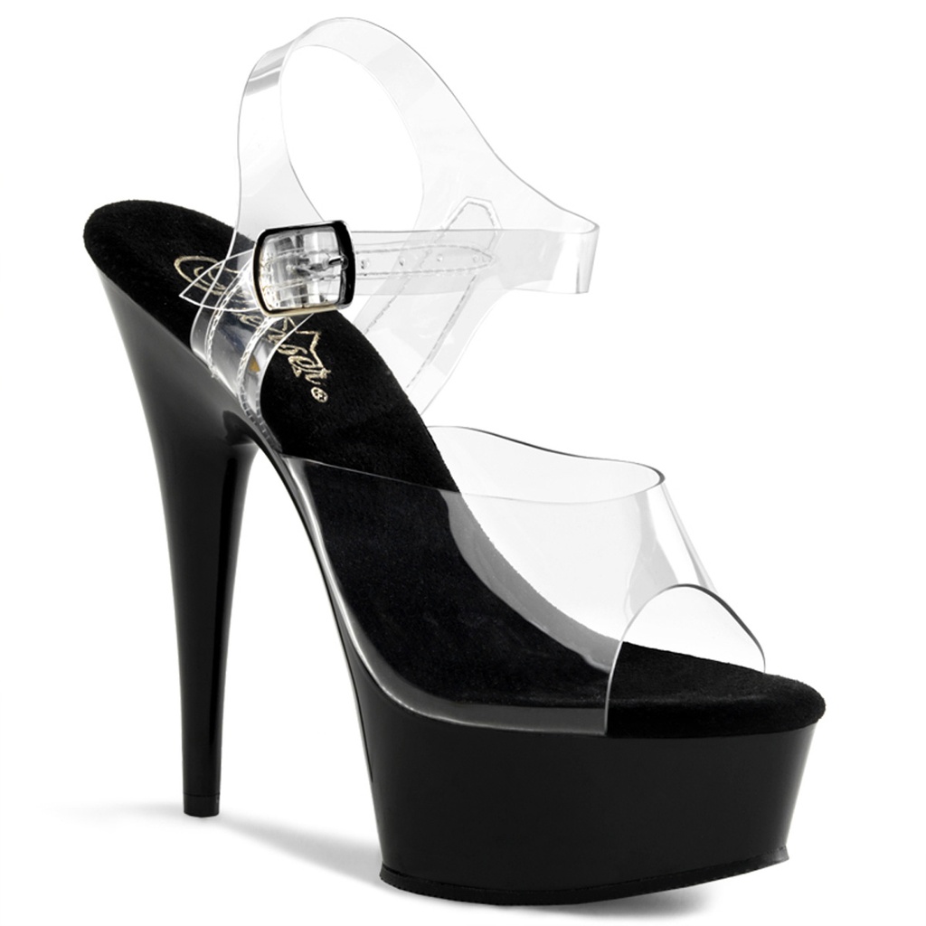 DELIGHT-608 - Transparent  Schwarz