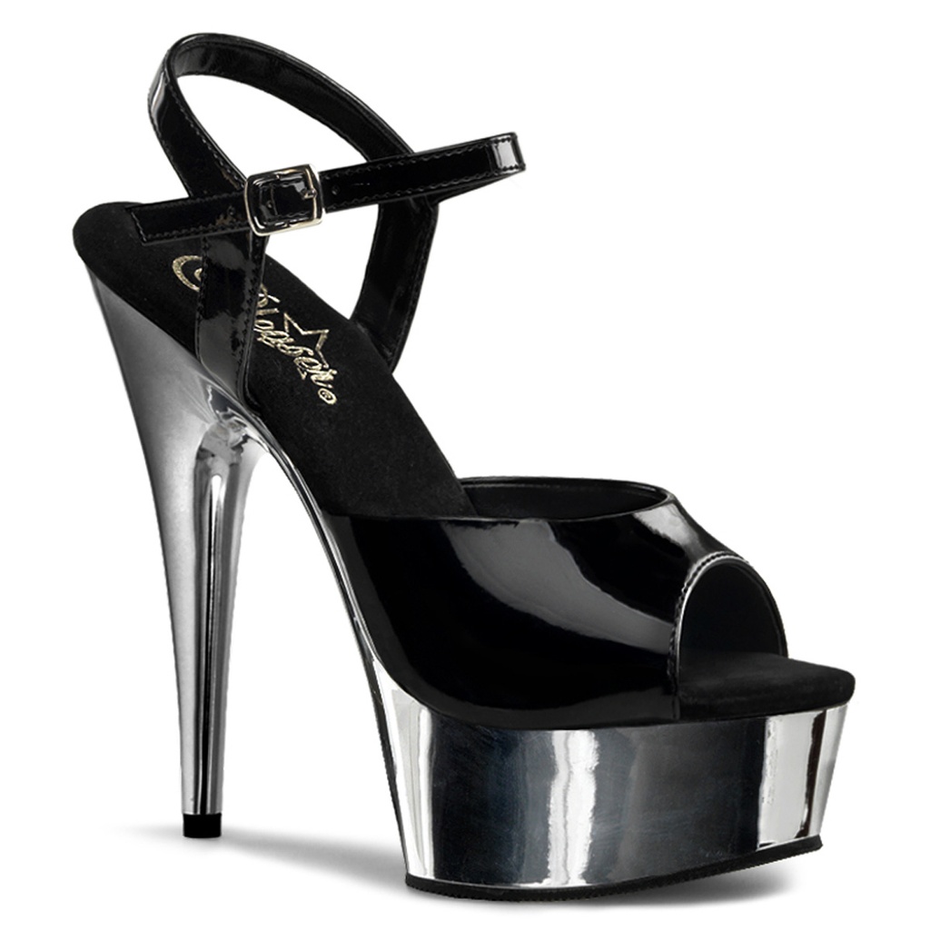 DELIGHT-609 - Lack Schwarz Silber Chrom