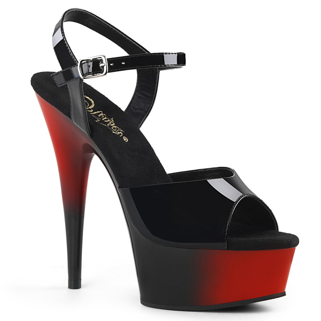 DELIGHT-609BR - Lack Schwarz Rot