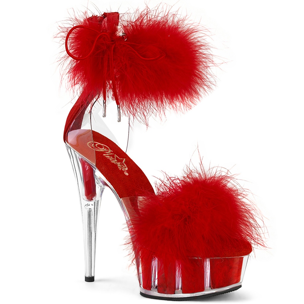 [DEL624F/C-RFUR/M-10] DELIGHT-624F - Clr-Red Fur/M (40/41 US10)