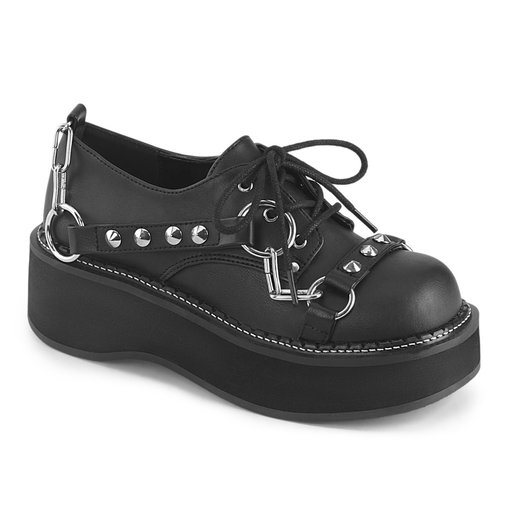 [EMI32/BVL-10] EMILY-32 - Blk Vegan Leather (40/41 US10)