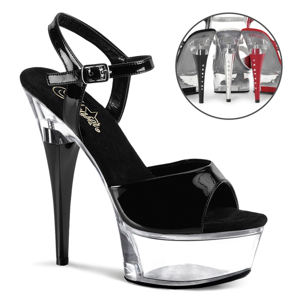 [CAP609/B/C-10] CAPTIVA-609 - Lack Schwarz Transparent (40/41 US10)