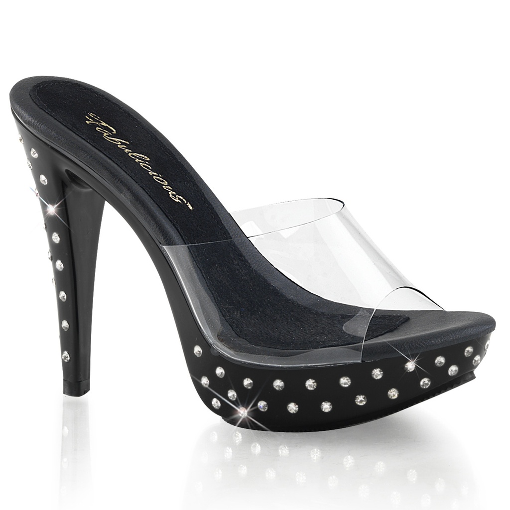 COCKTAIL-501SDT - Transparent  Schwarz Strass