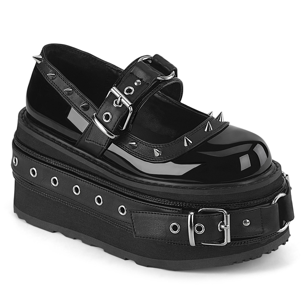[DAM20/BPT-VL-10] DAMNED-20 - Blk Pat-Vegan Leather (Gr.40/41)
