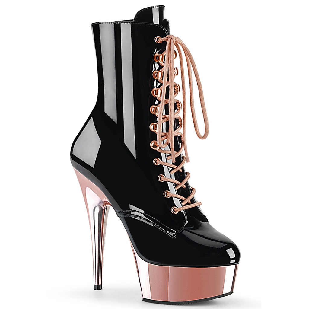 DELIGHT-1020 - Lack Schwarz Rose Chrom