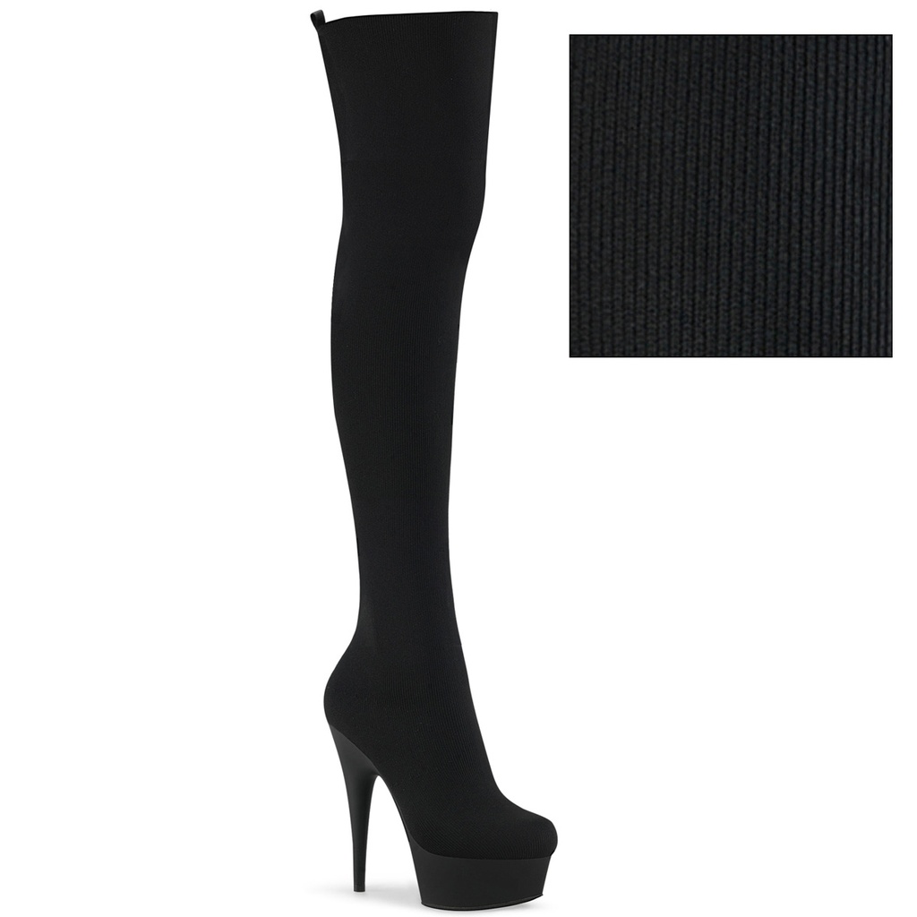 DELIGHT-3002-1 - Stoff Schwarz