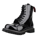 Angry Itch 08-Loch Lackleder Stiefel Schwarz