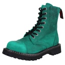Angry Itch 08-Loch Leder Stiefel Vintage Emerald