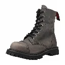 Angry Itch 08-Loch Leder Stiefel Vintage Grau